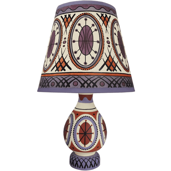 Callisto Hand Painted Vase Lamp