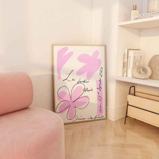 Le Jardin Blush Art Print