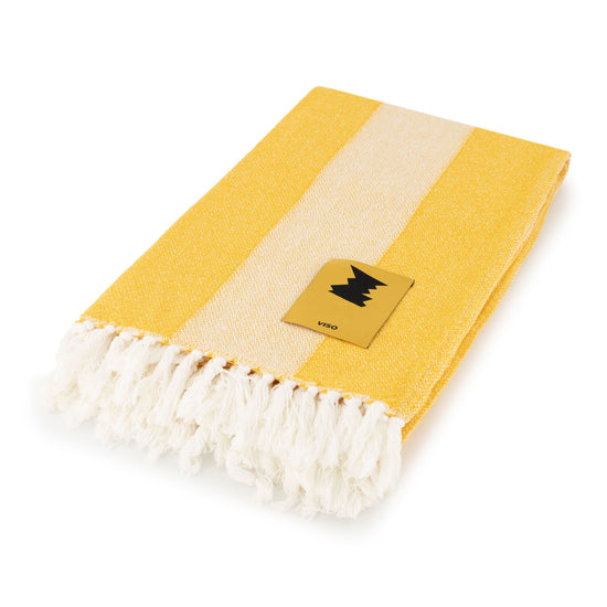 Cotton Beach Towel Yellow