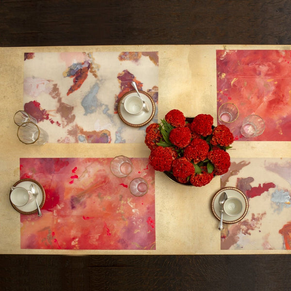 Hand Painted Dafne Rectangular Placemats Set of 2