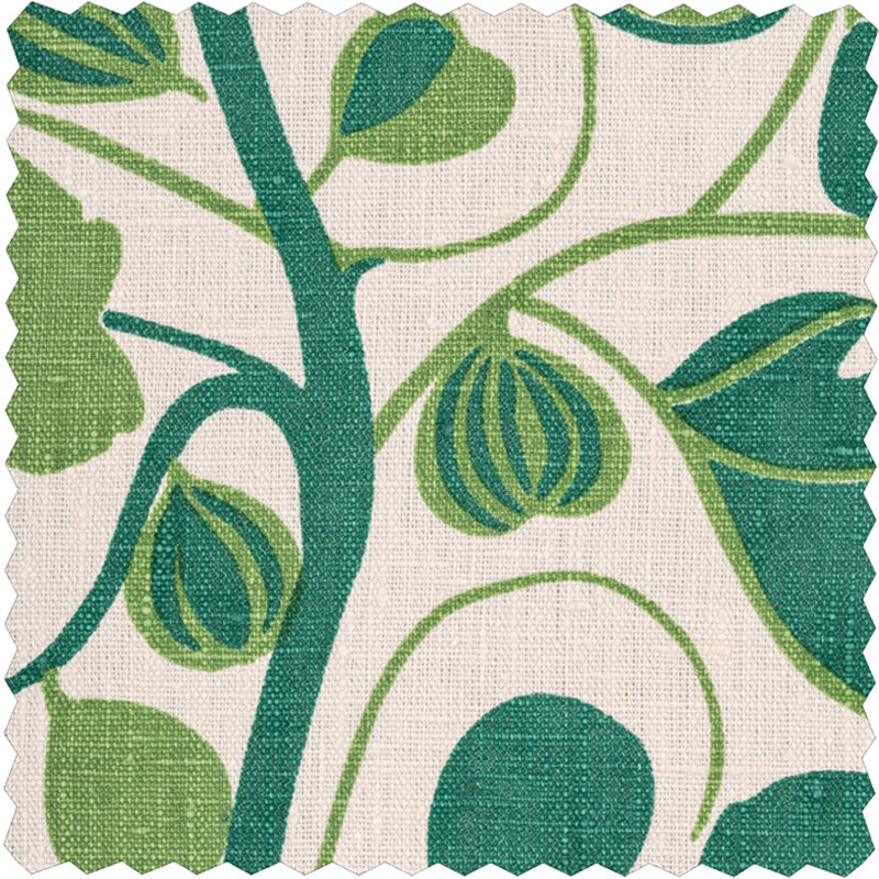 Figs Fabric (Shades of Green)