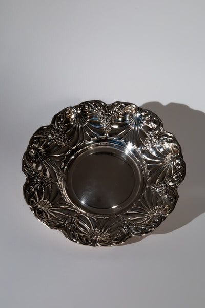 Vintage Mid-Century Floral Tray