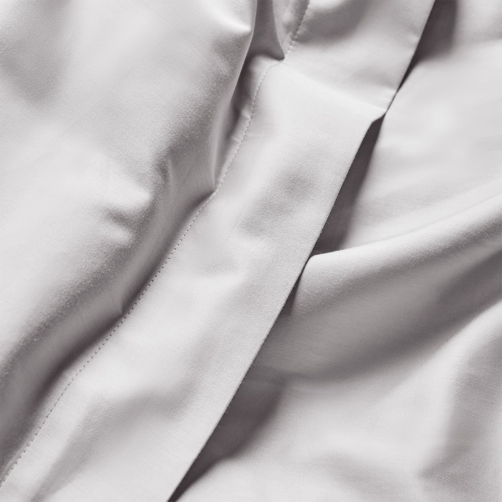 Luxury Organic Dove Grey Edged Pillowcases