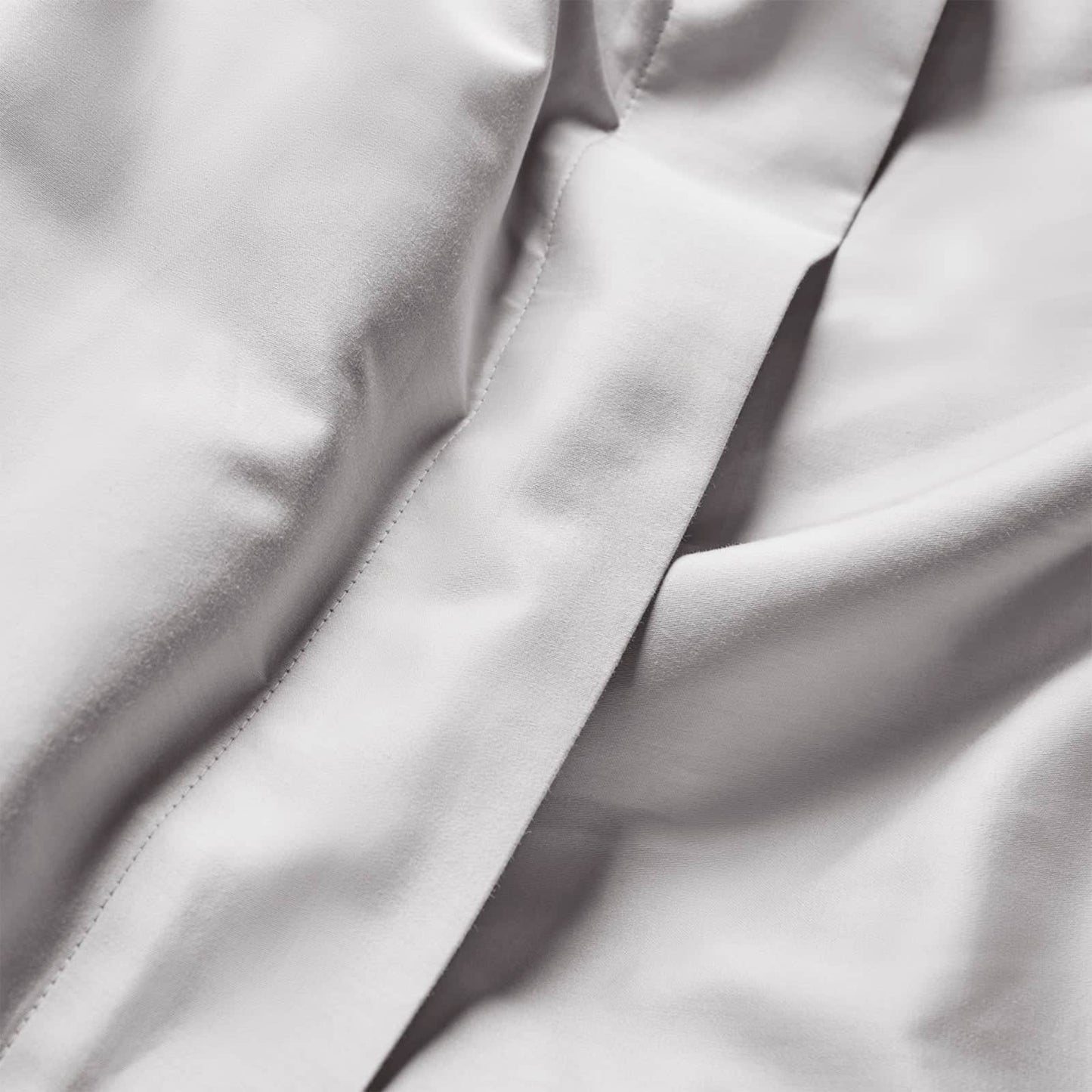 Luxury Organic Dove Grey Edged Pillowcases
