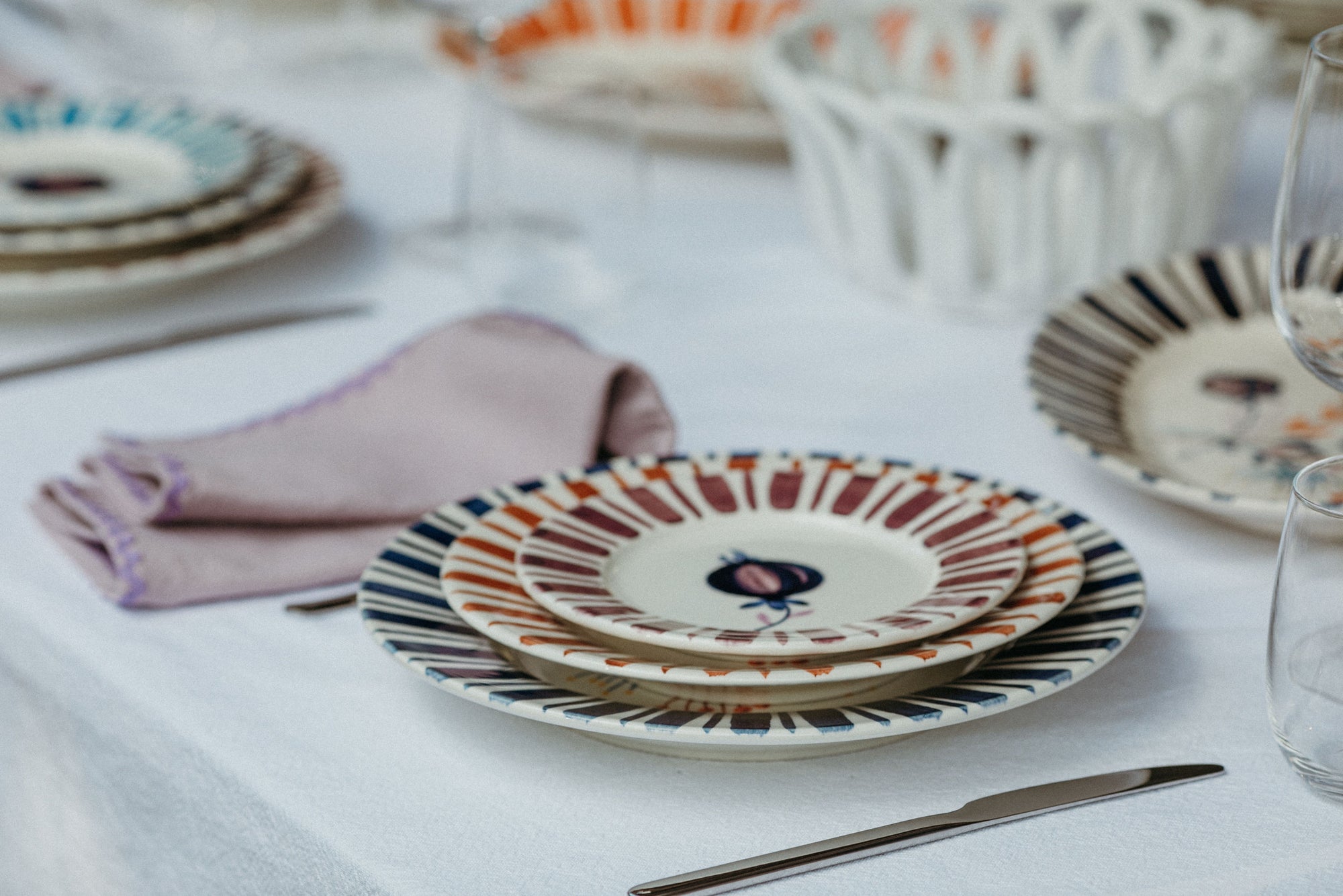 Purple Serving Plate – The Portuguese Chitas