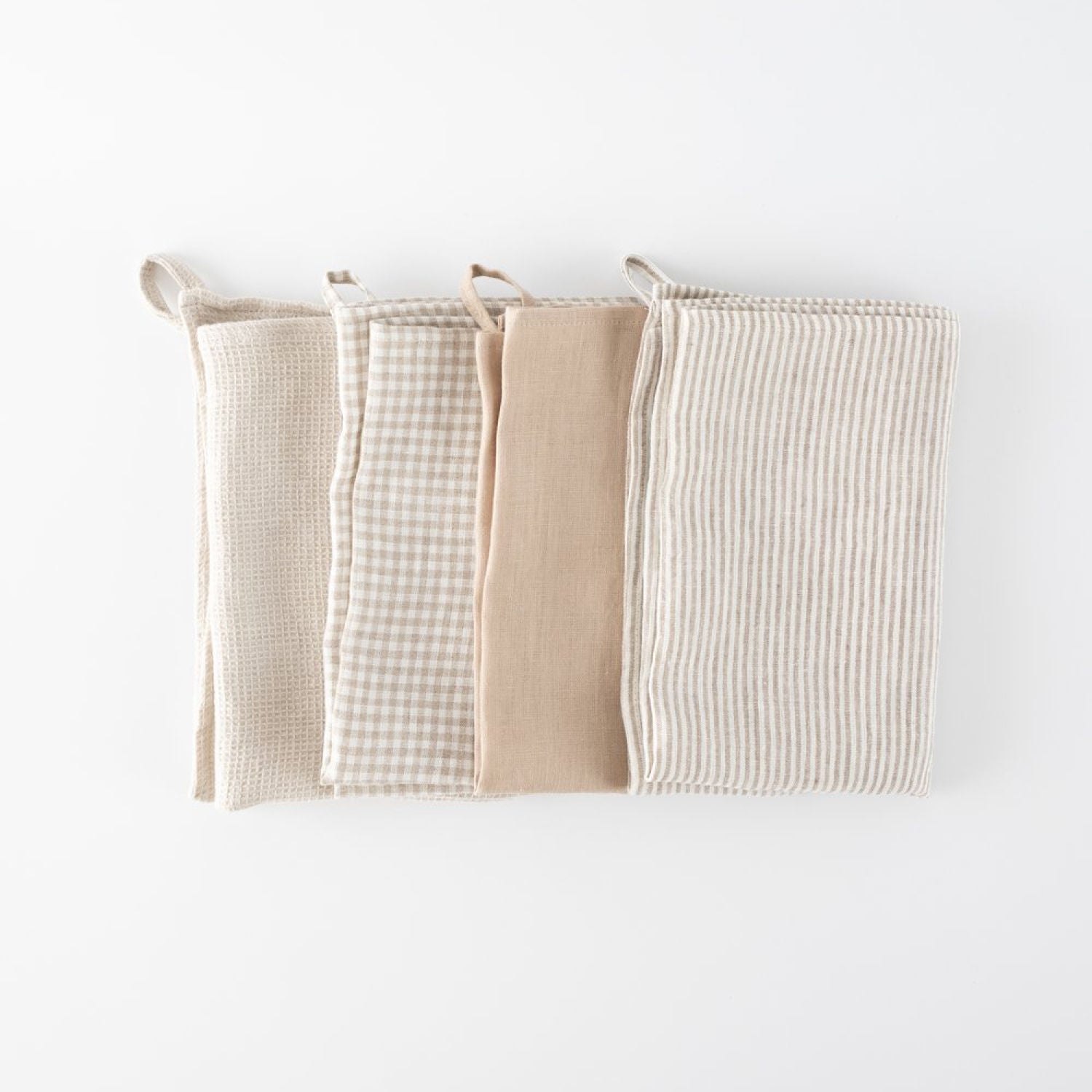 Linen Towels – Set of 4 Textures & Patterns
