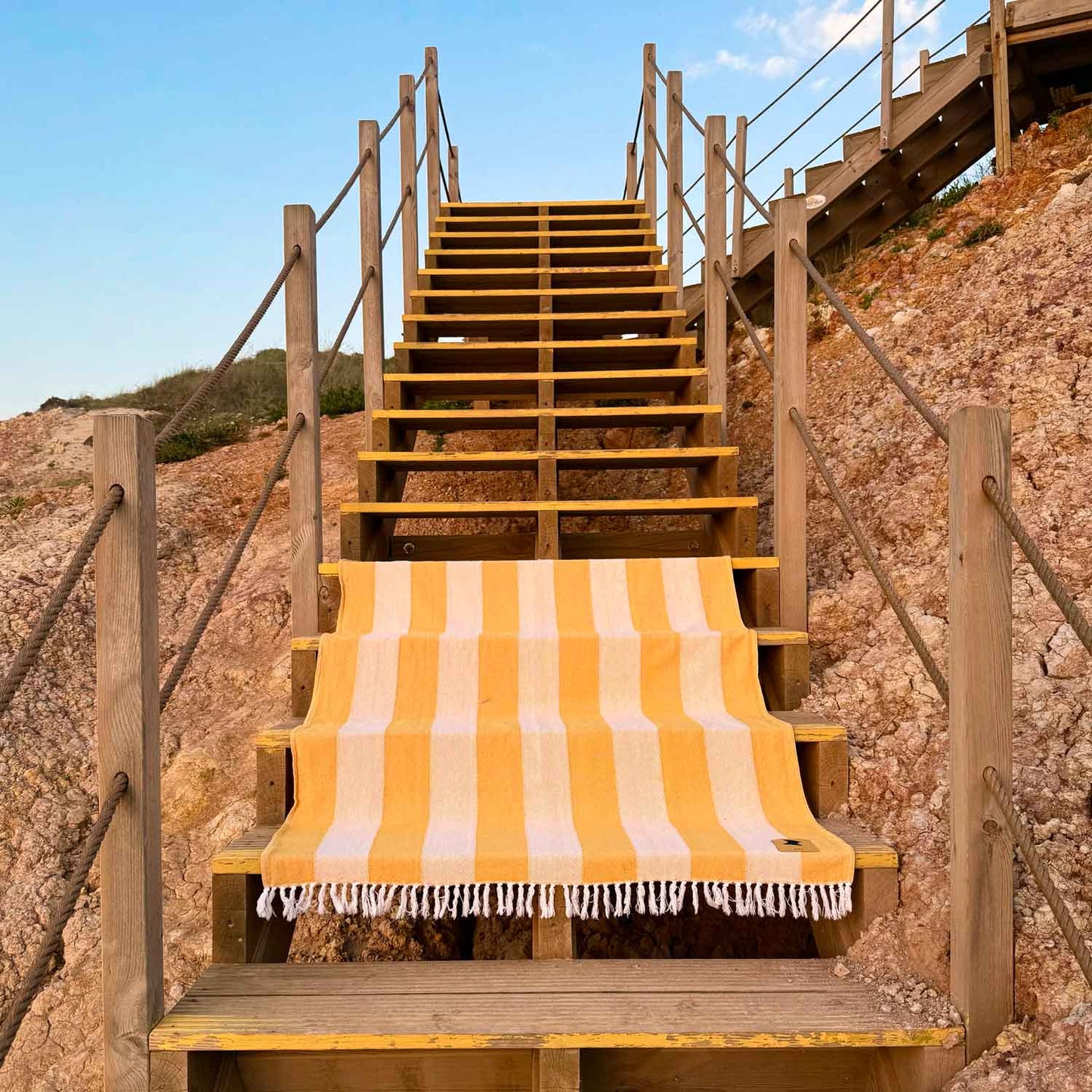 Cotton Beach Towel Yellow