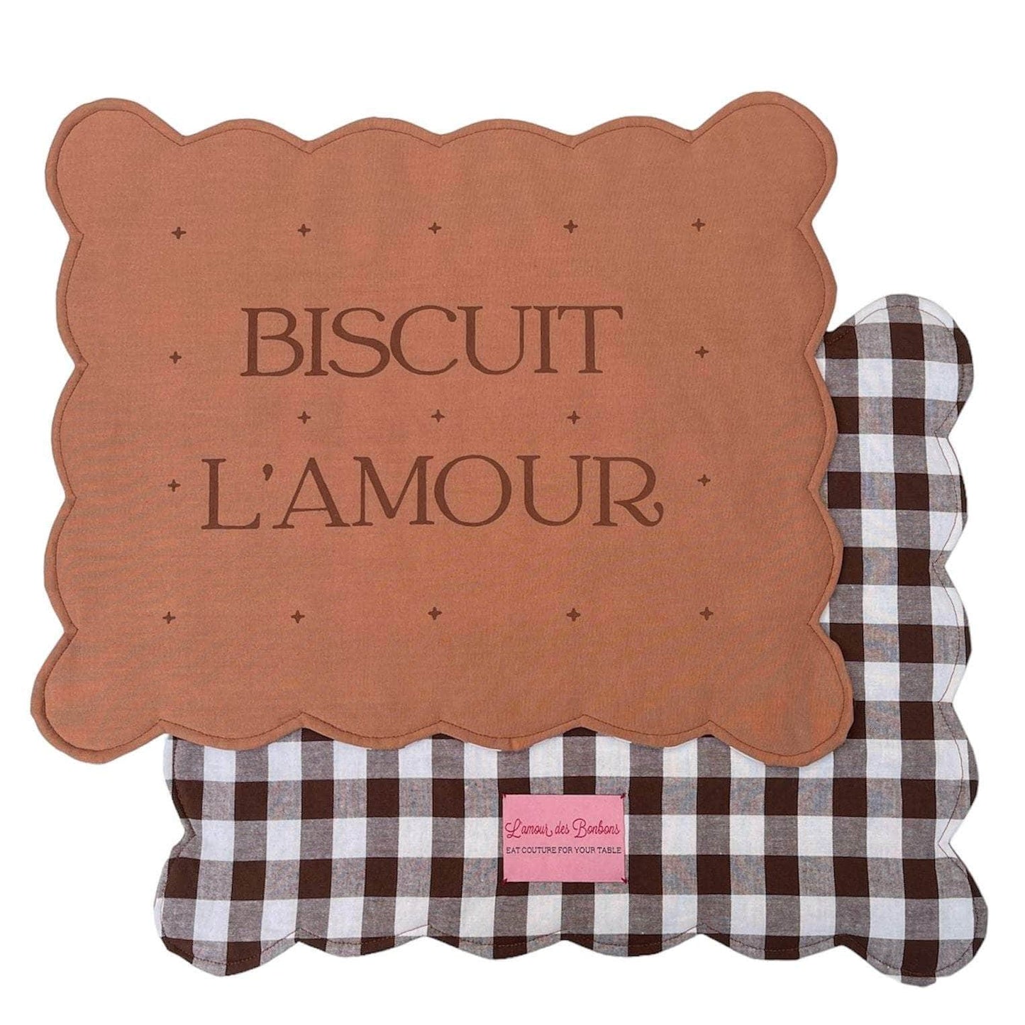 Biscuit L'amour Placemat Brown