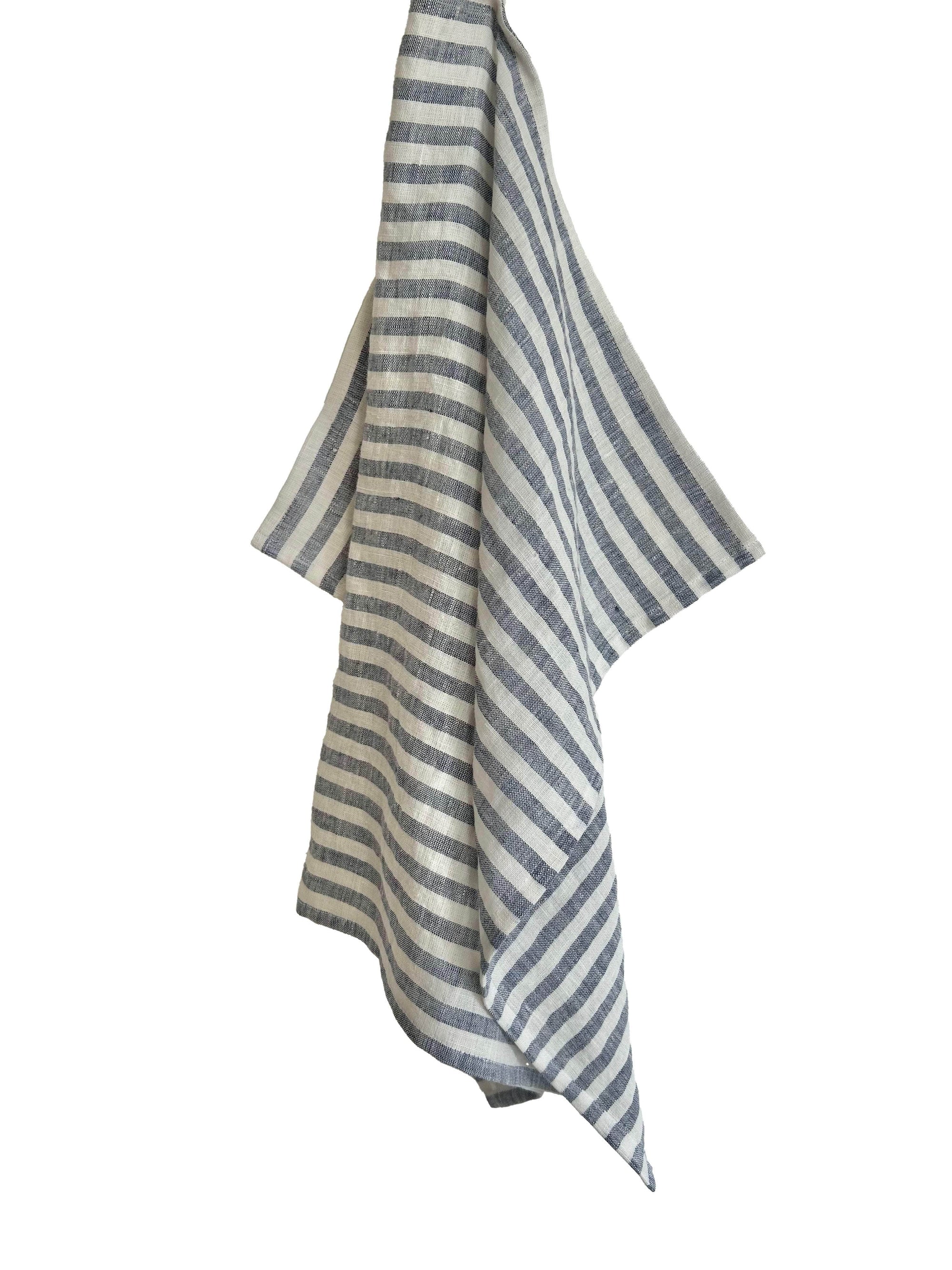Linen Stripe Tea Towel