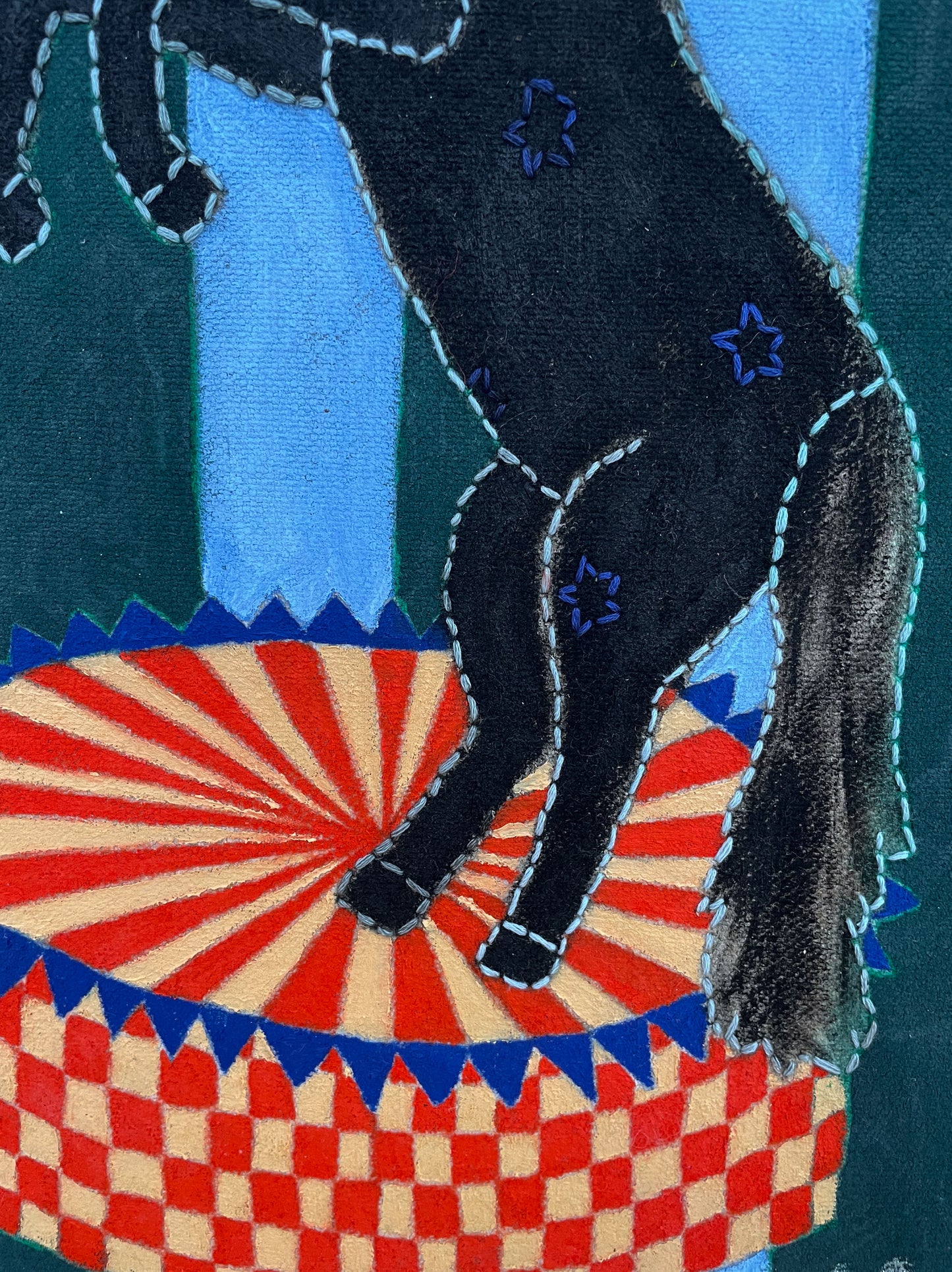 Striped Horse One, Original Painting