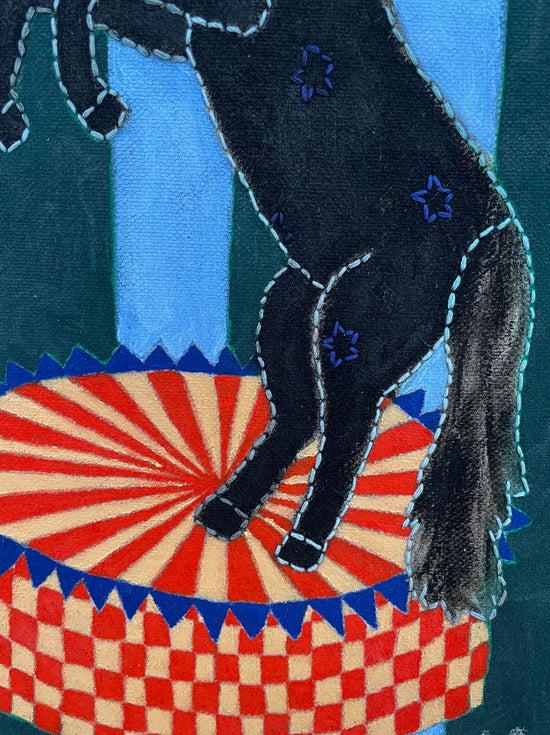 Striped Horse One, Original Painting