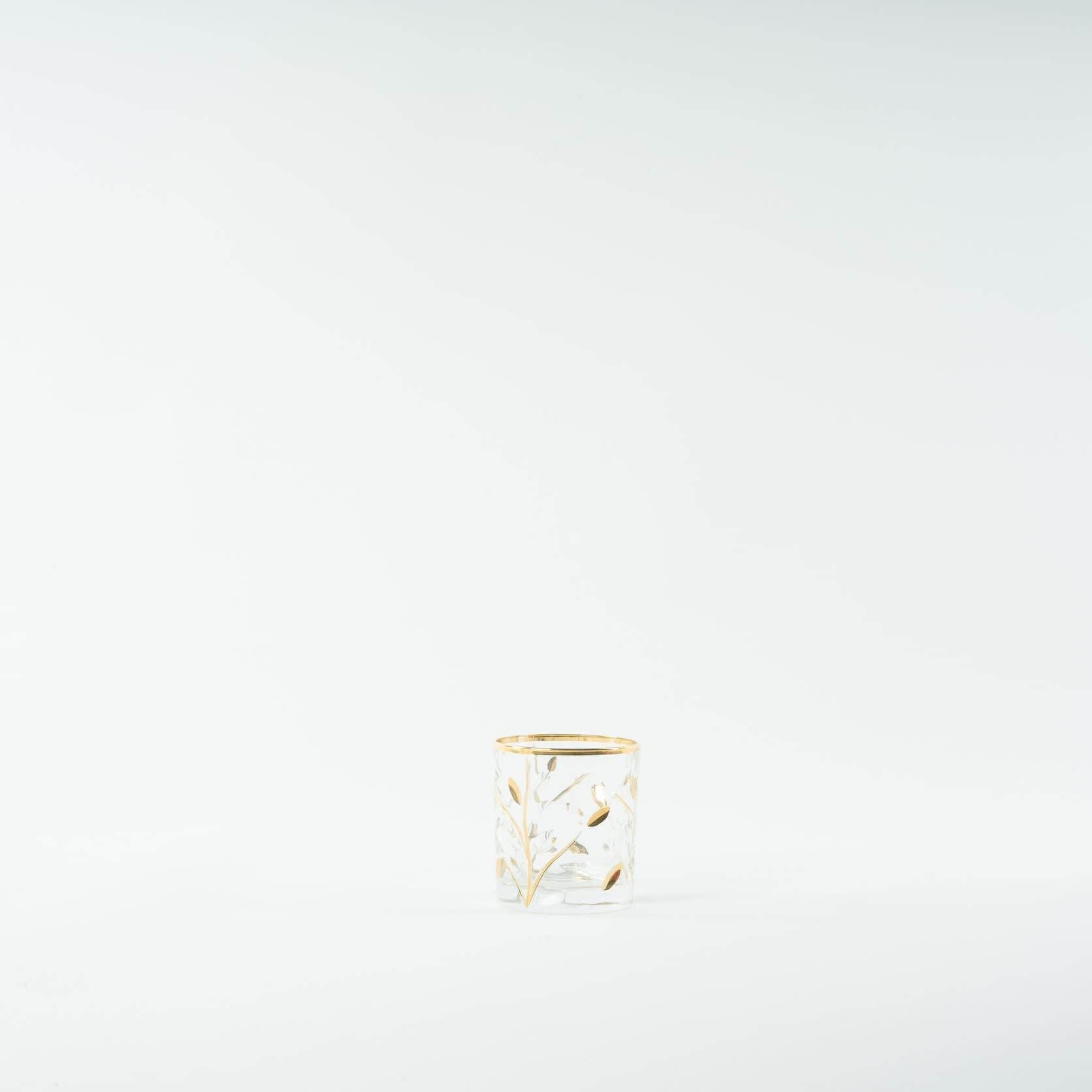 Crystal Gold Glasses - Set of 2