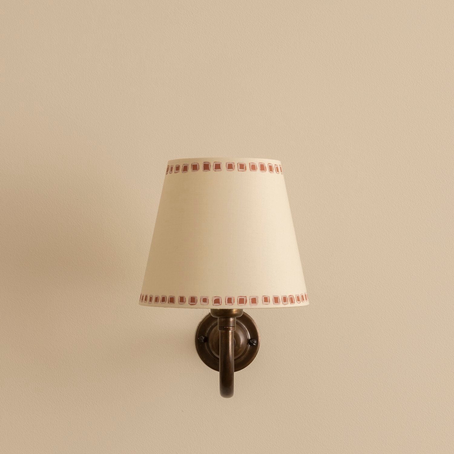 Rust Gemstone Lampshade