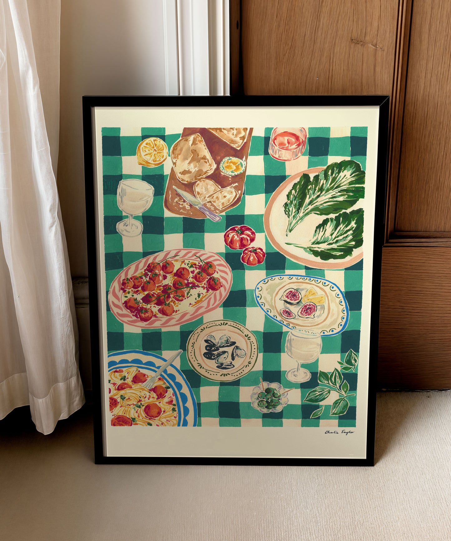 'Evening Alfresco' Print
