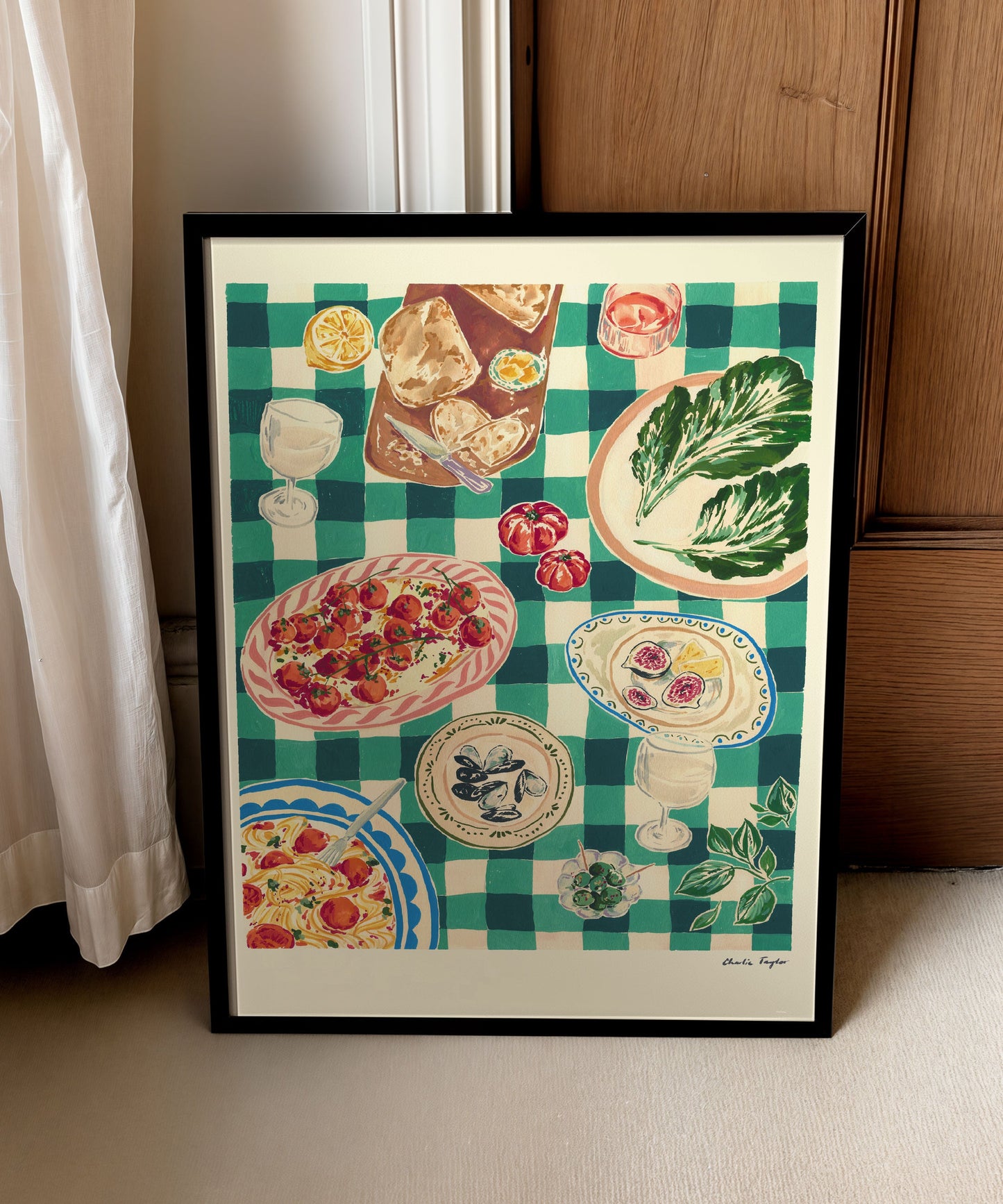 Evening Alfresco' Print