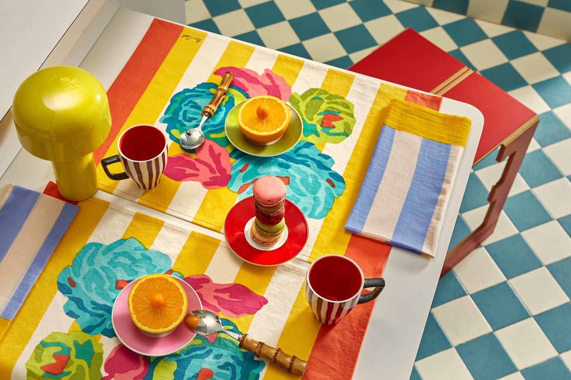 Cotton Placemat 35x48cm
La Veste X Lisa Corti Nizam Stripes Sun Yellow Natural
