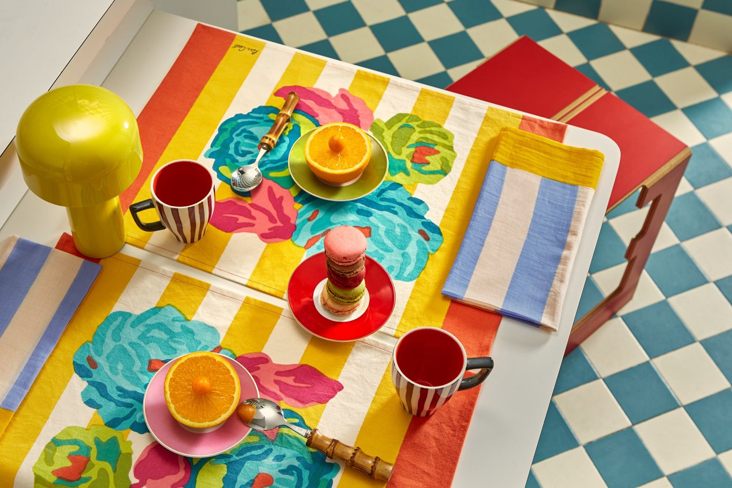 Cotton Placemat 35x48cm
La Veste X Lisa Corti Nizam Stripes Sun Yellow Natural