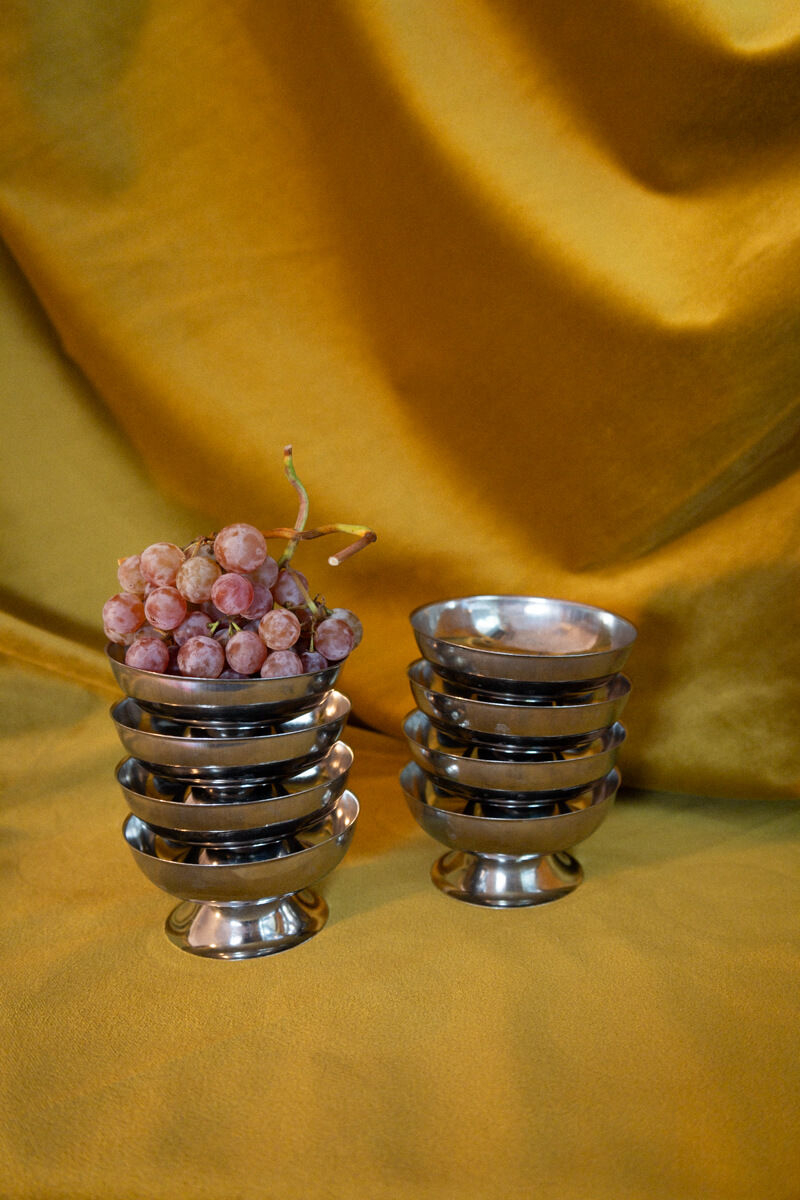 Vintage French Dessert Coupes #6