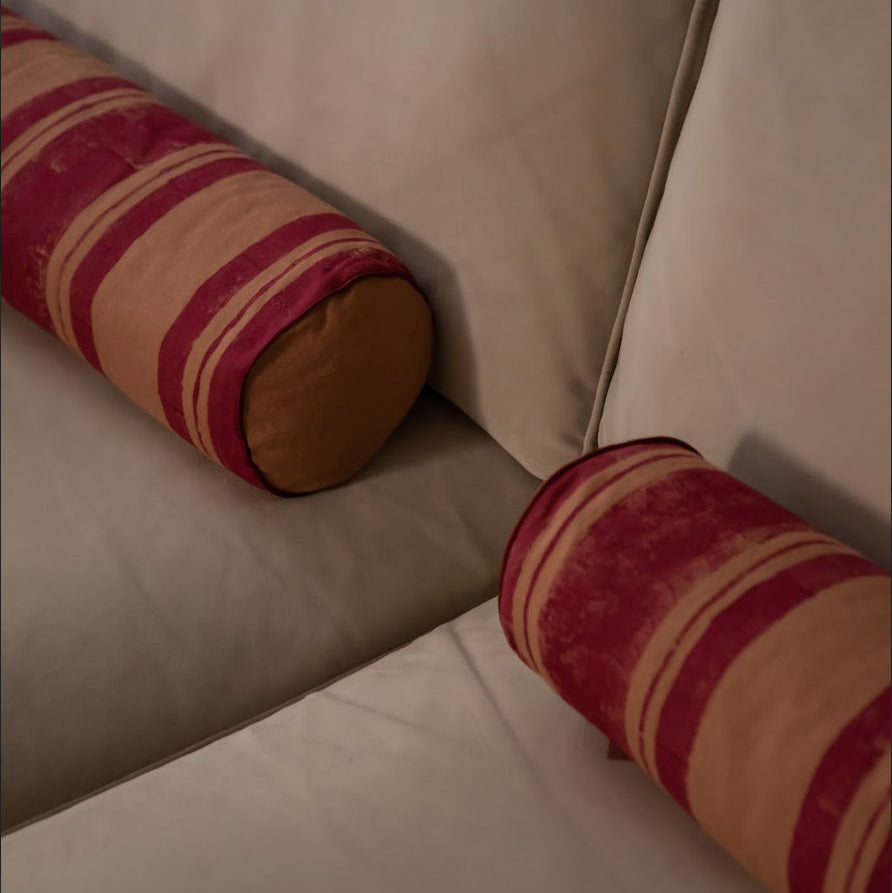 La Paz Terracotta Bolster Cushion