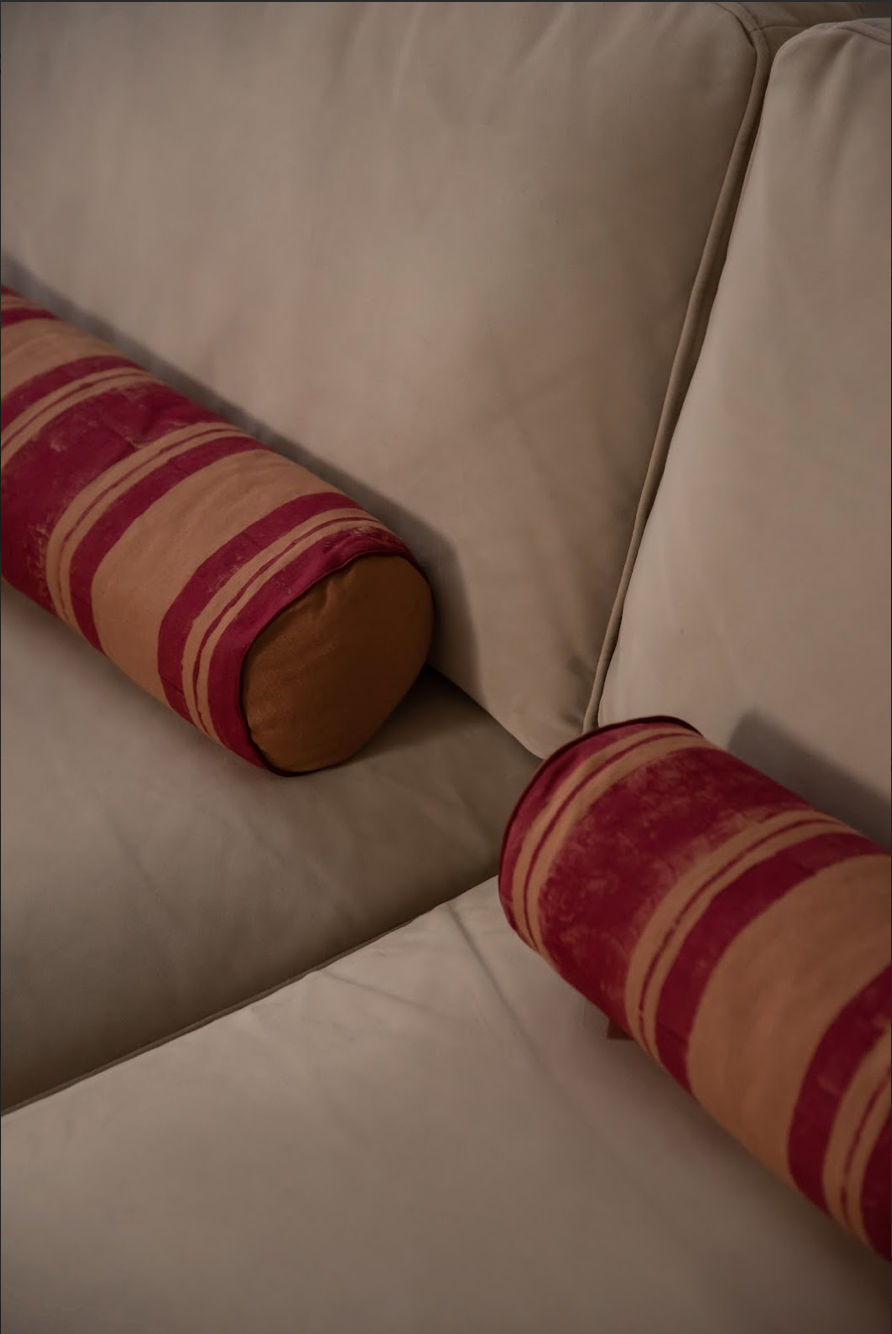 La Paz Terracotta Bolster Cushion