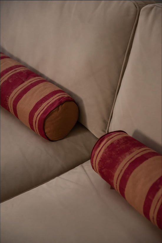 La Paz Terracotta Bolster Cushion