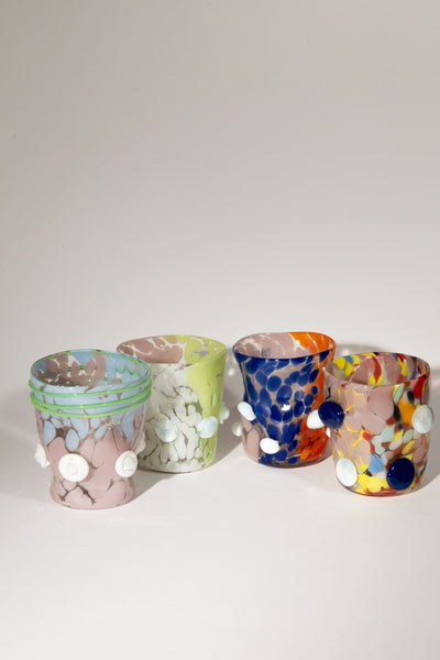 Surrealist Murano Glasses Set of 4