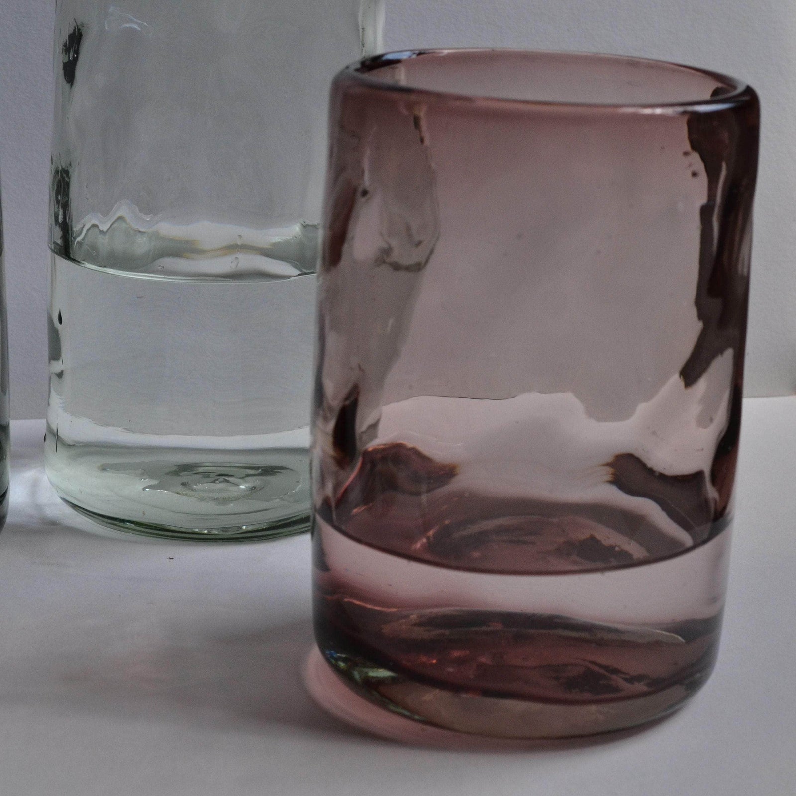 Nightlights of Mexico City Highballs, Soft Pink - Set 6 Glasses