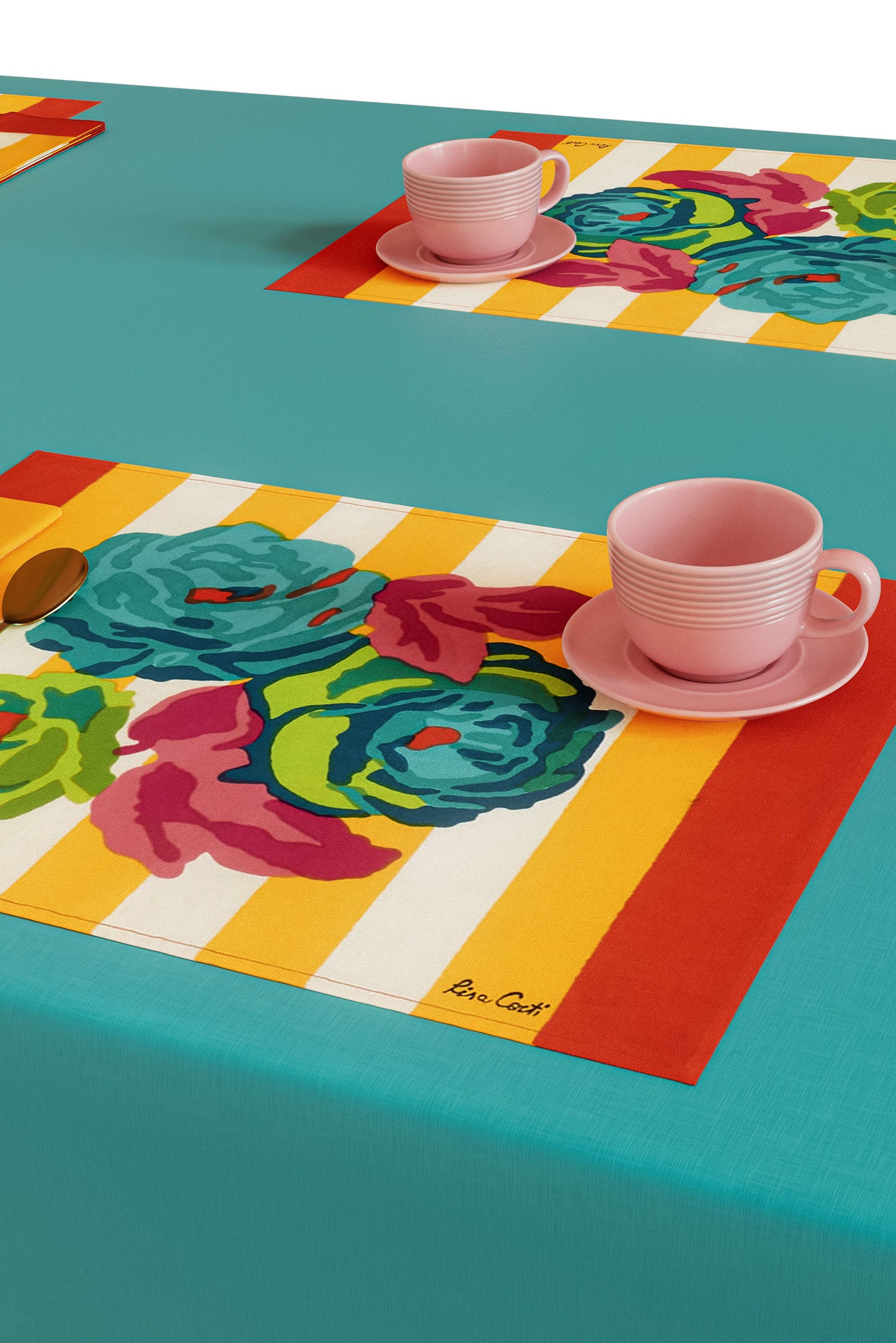 Cotton Placemat 35x48cm
La Veste X Lisa Corti Nizam Stripes Sun Yellow Natural