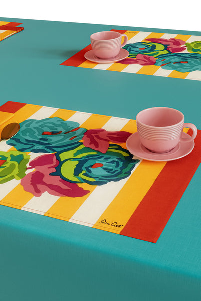 Cotton Placemat 35x48cm
La Veste X Lisa Corti Nizam Stripes Sun Yellow Natural