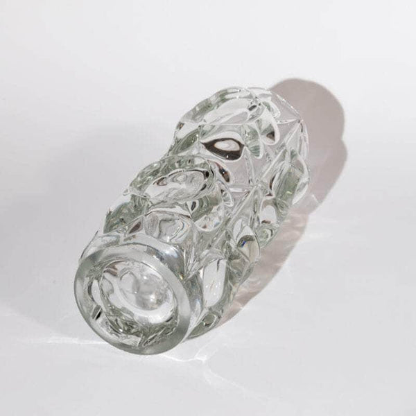 Rare Vintage Czech Glass Vase, Frantisek Peceny for Hermanova Hut