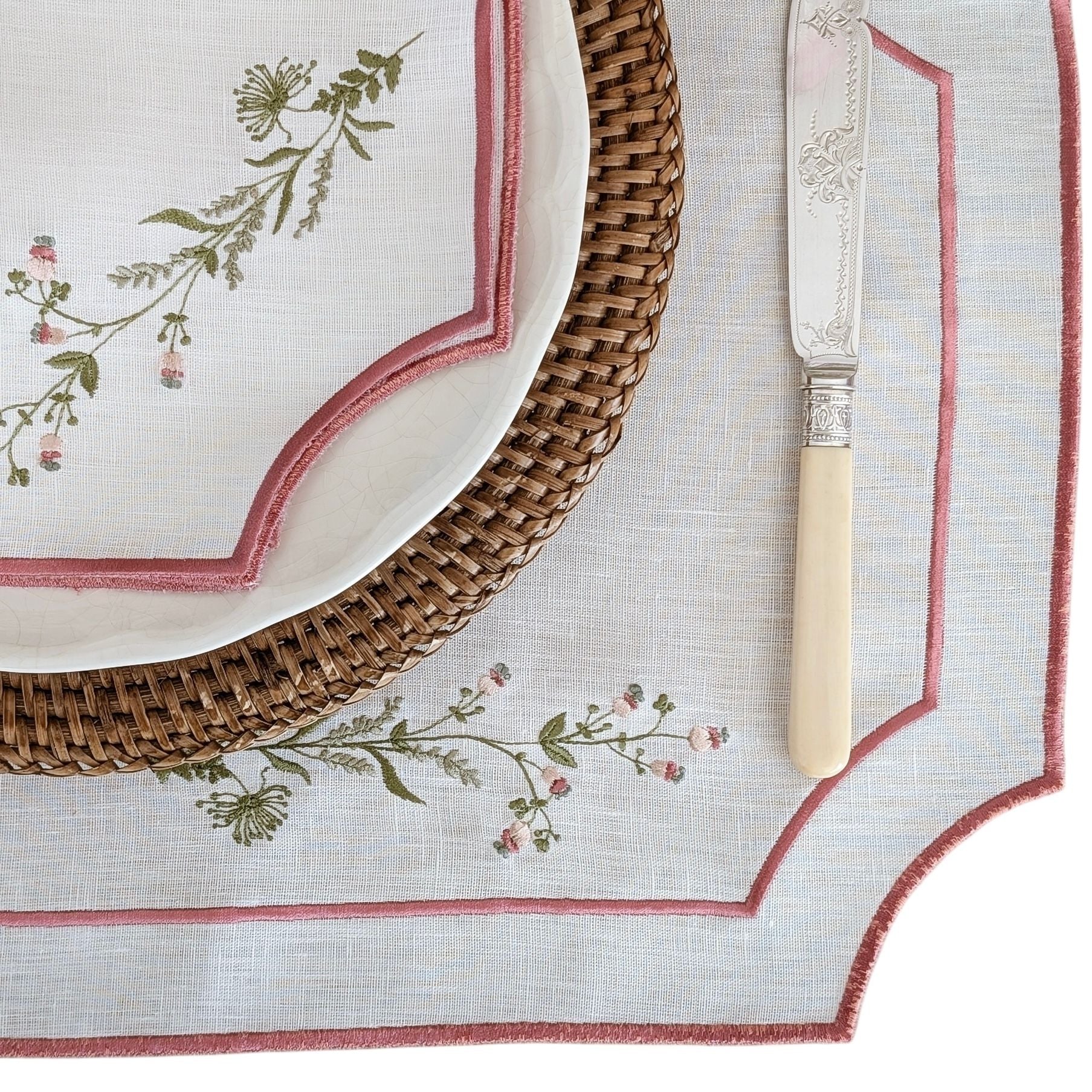 FLEUR - Floral Placemat and Napkin Set