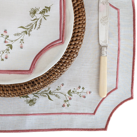 FLEUR - Floral Placemat and Napkin Set