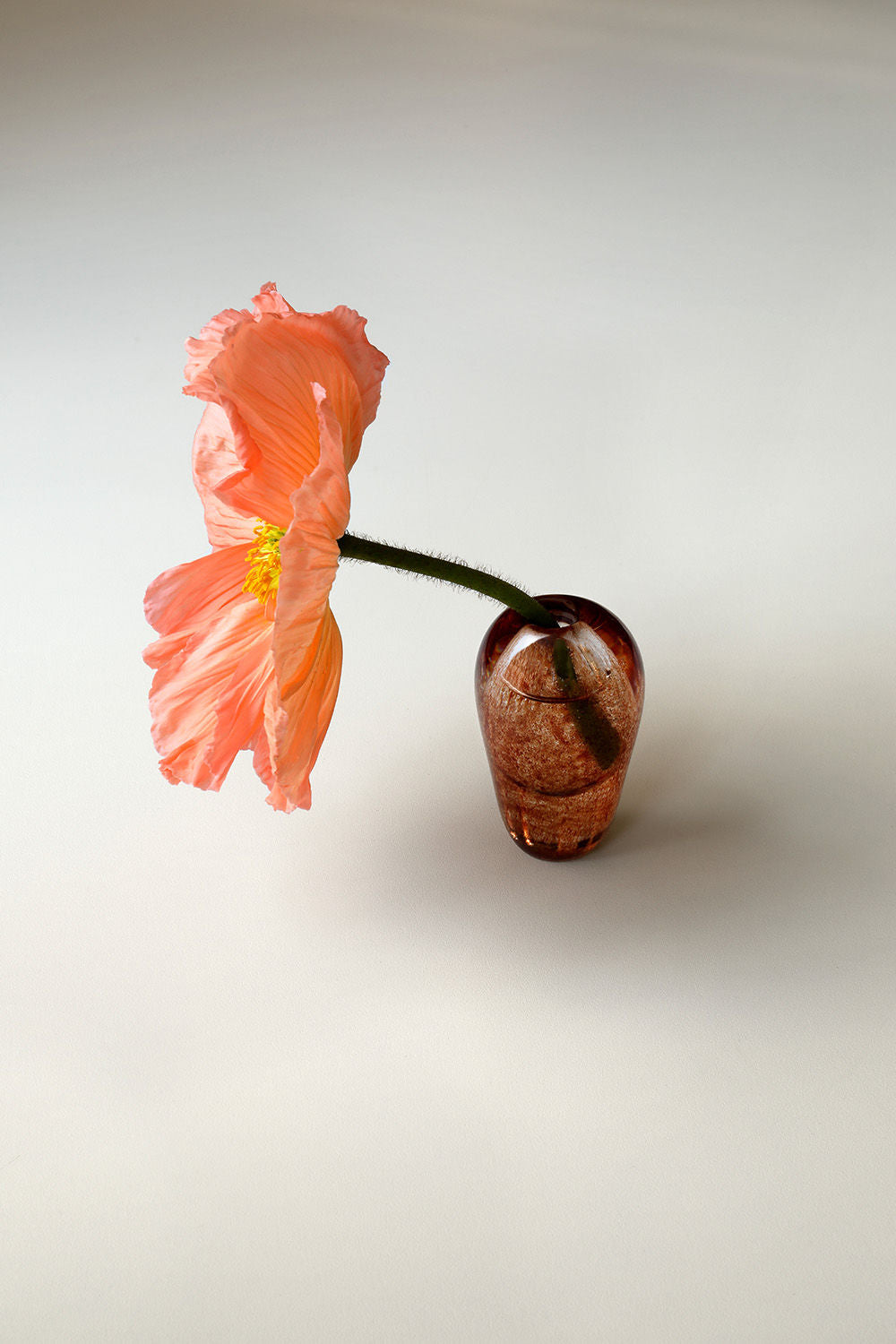 Mouth Blown Vase Liv Brown