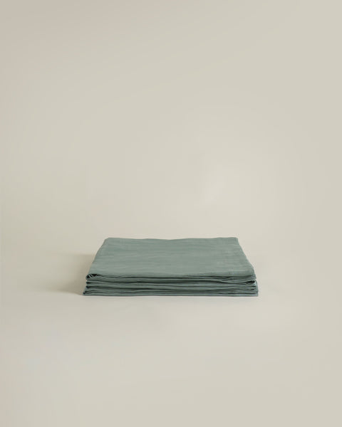 Hemp Flat Sheet Dusty Blue