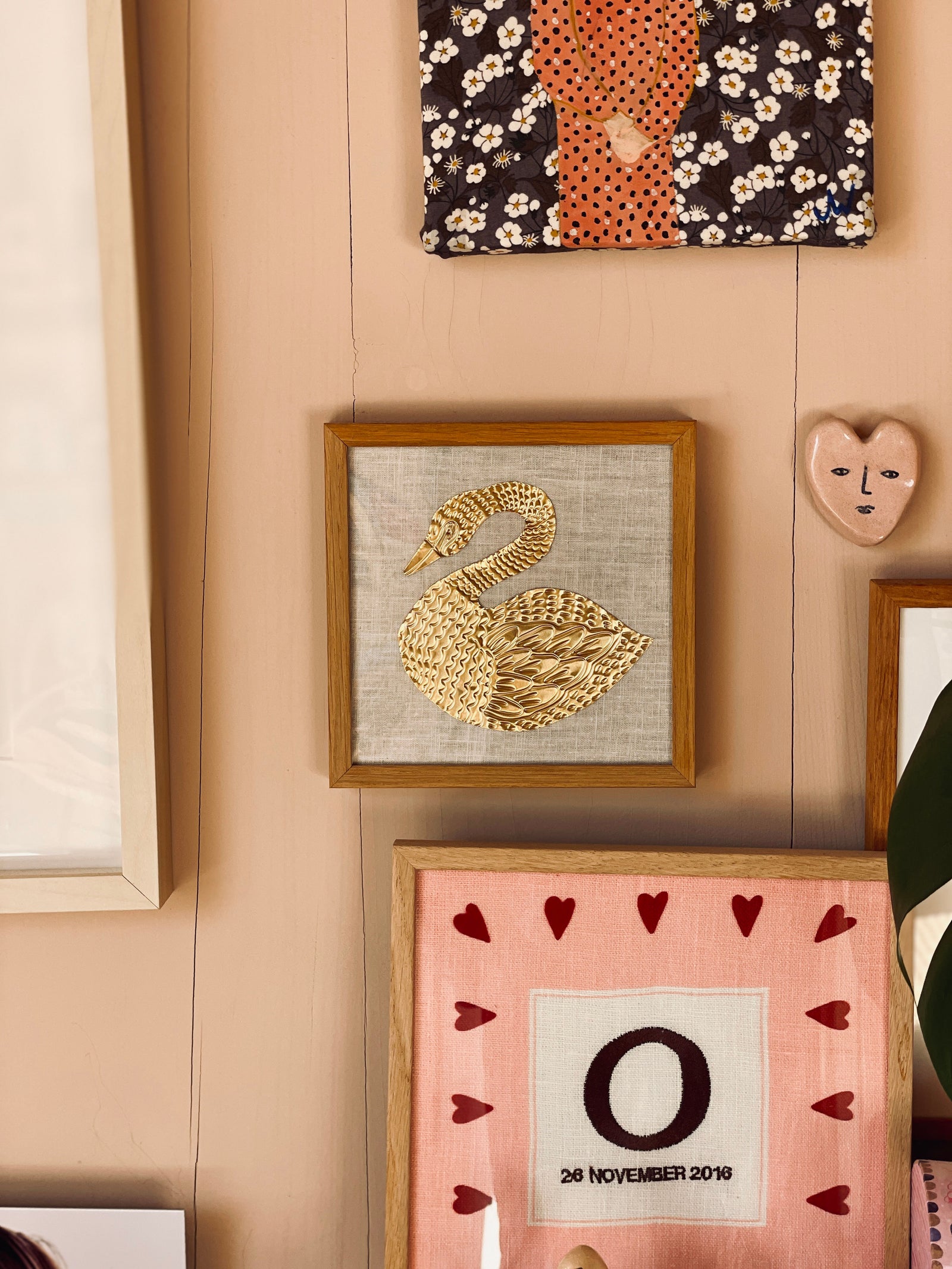 Gold Foil Art Piece - Shooting Star