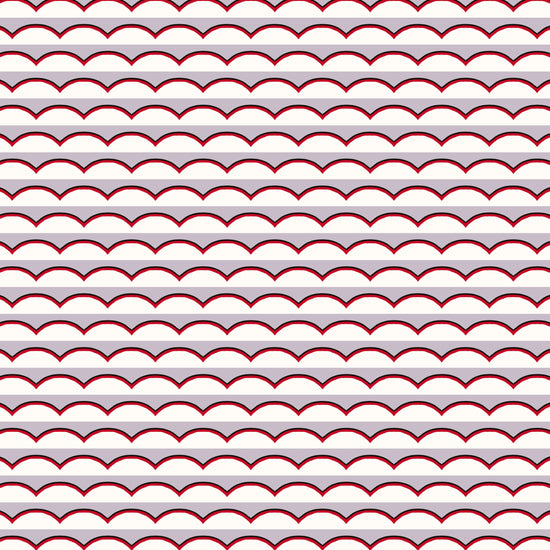 Scallops Wallpaper - Lilac