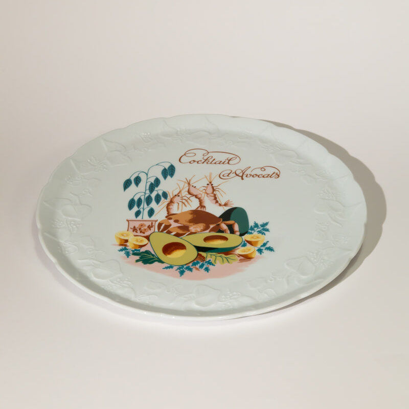 Vintage French Platter by Lièrre Sauvage