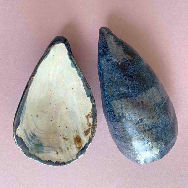 Ceramic Mussel Shell Pinch Pot