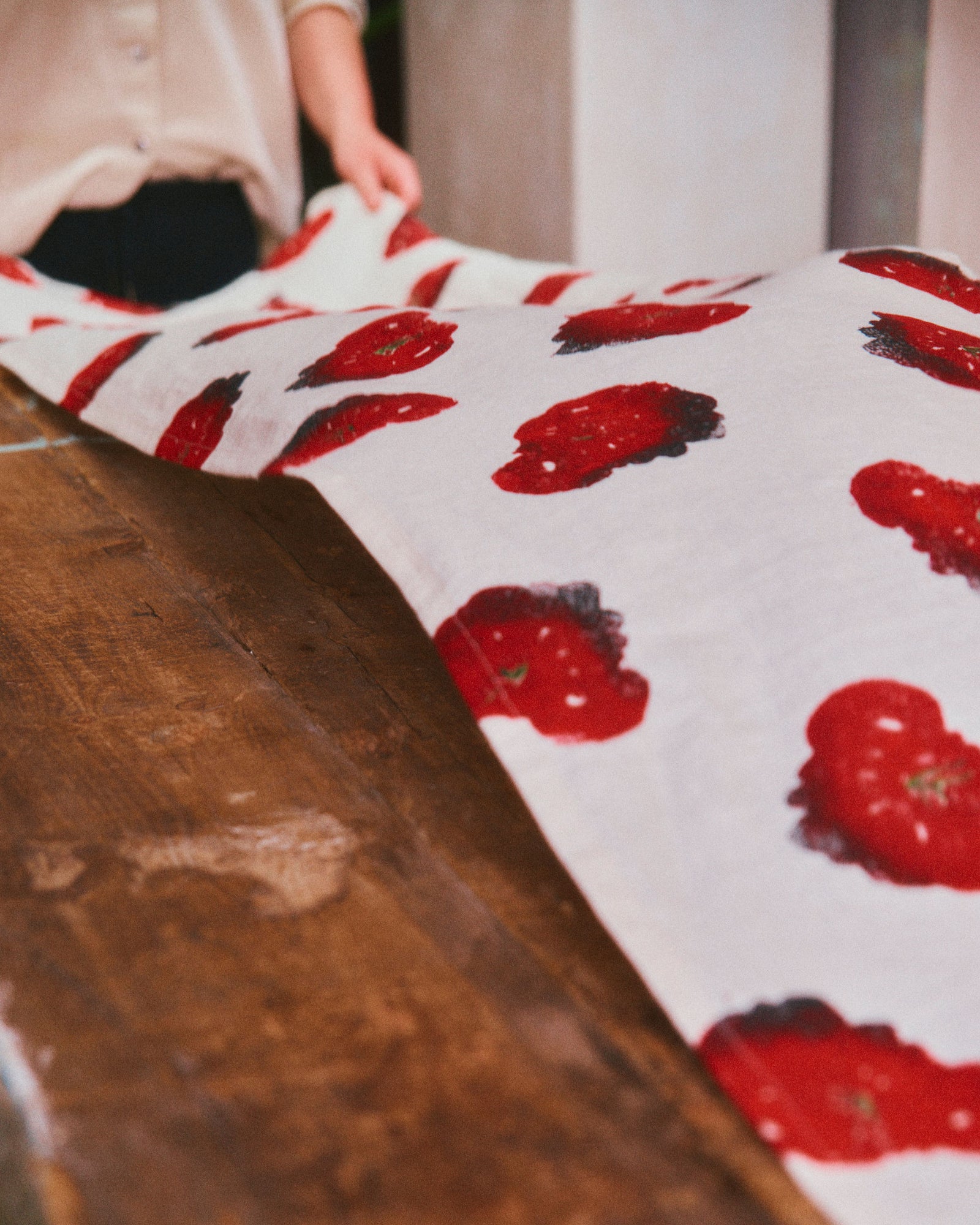 Heirloom Tomato Table Runner