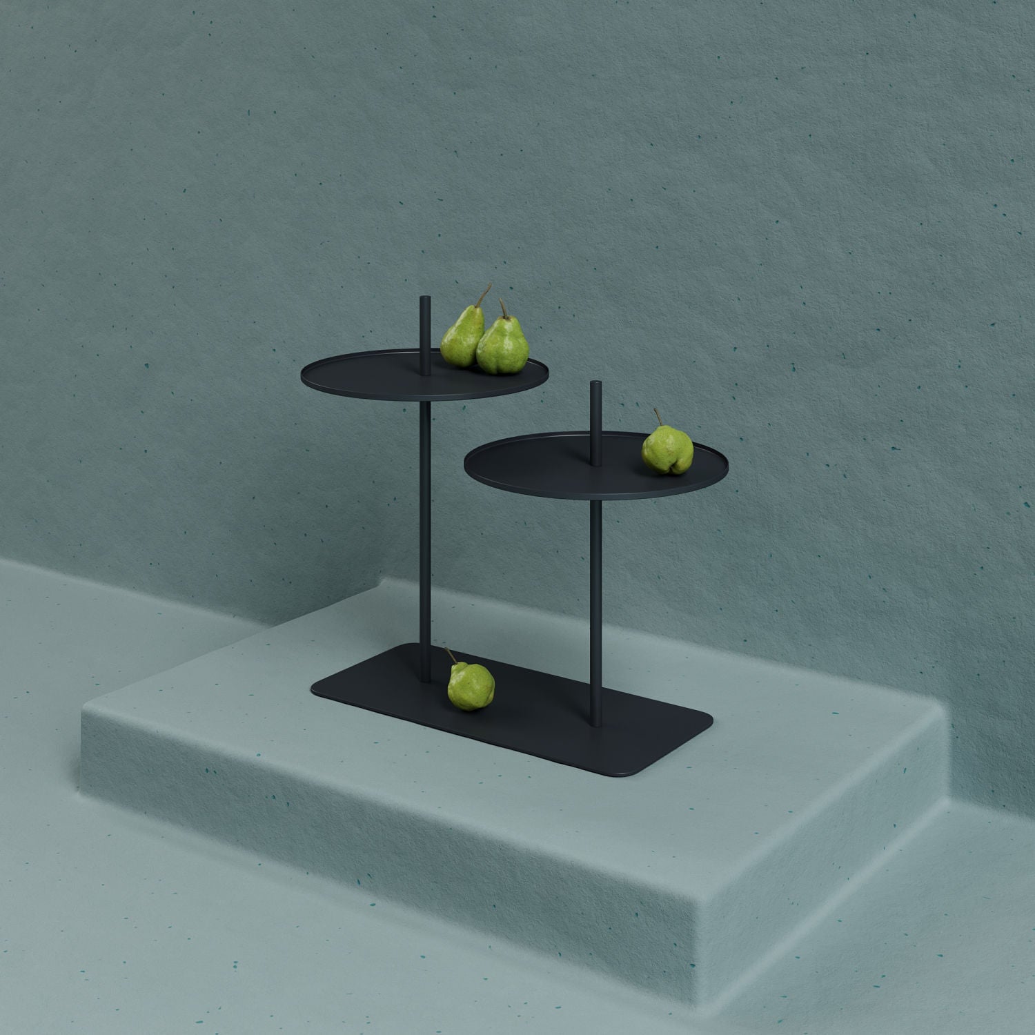 Lily 02 - Round Steel Coffee Table