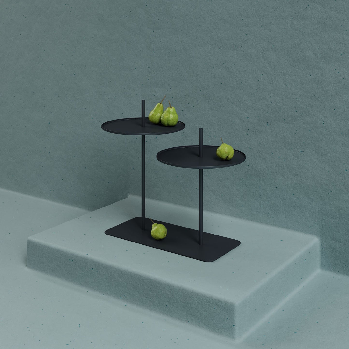 Lily 02 - Round Steel Coffee Table