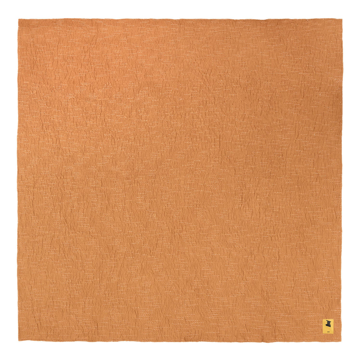 Cotton Texture Blanket Brown