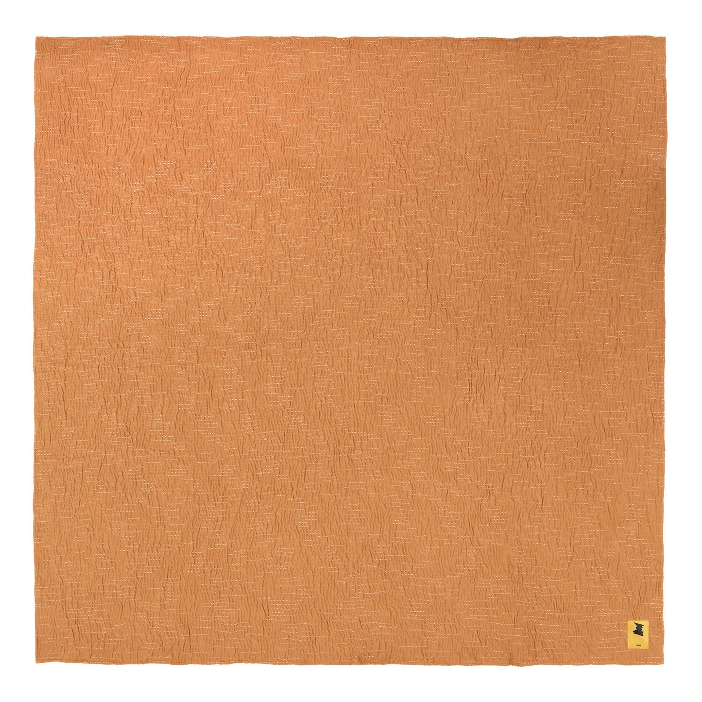 Cotton Texture Blanket Brown
