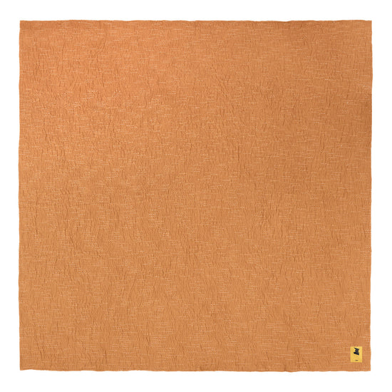 Cotton Texture Blanket Brown