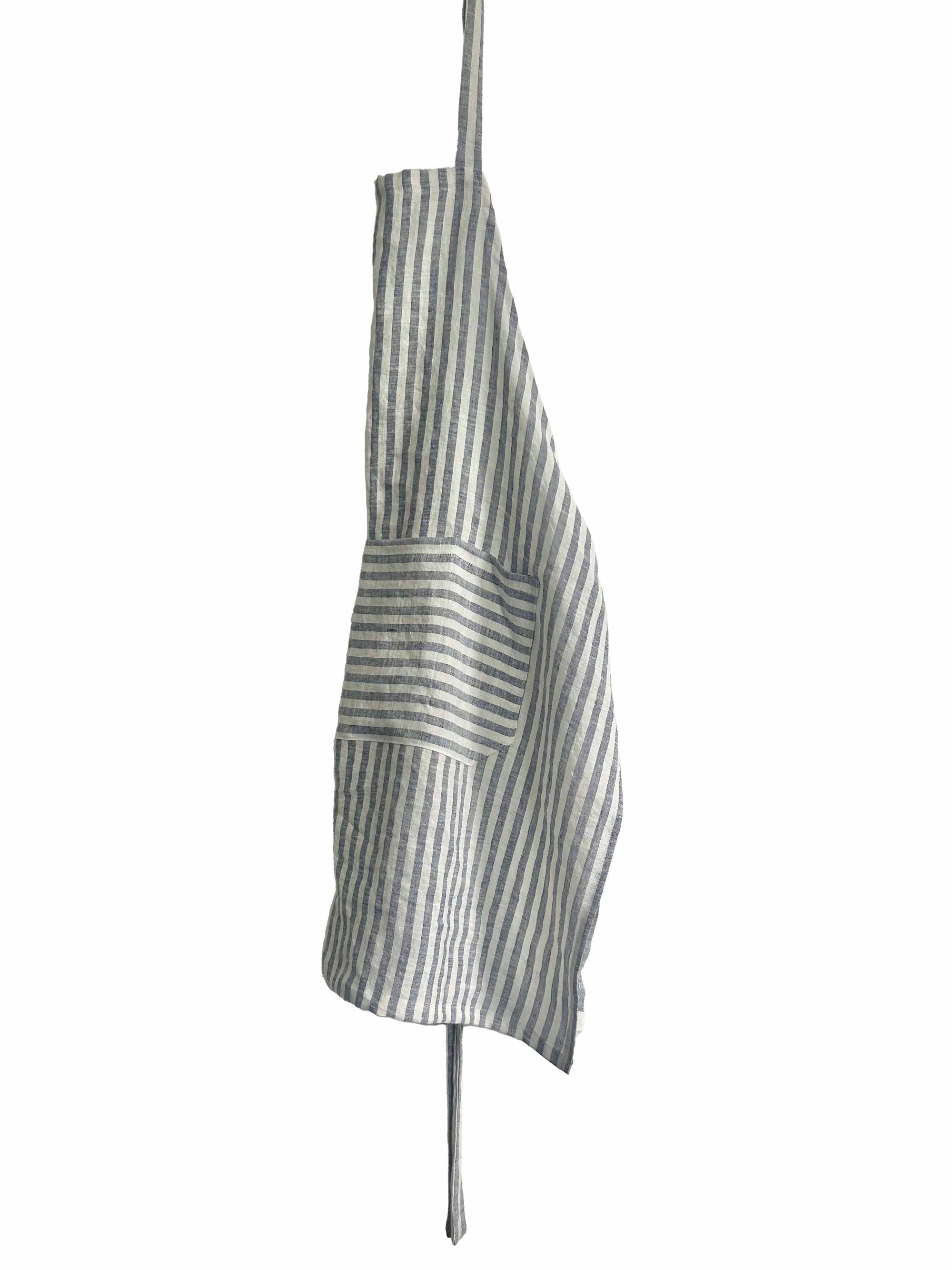 Linen Stripe Apron