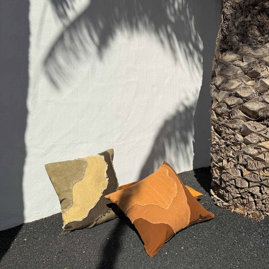 Linen Pillow Greens