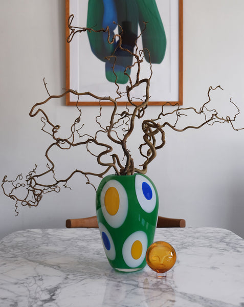 Evil Eye Series Vase - Green