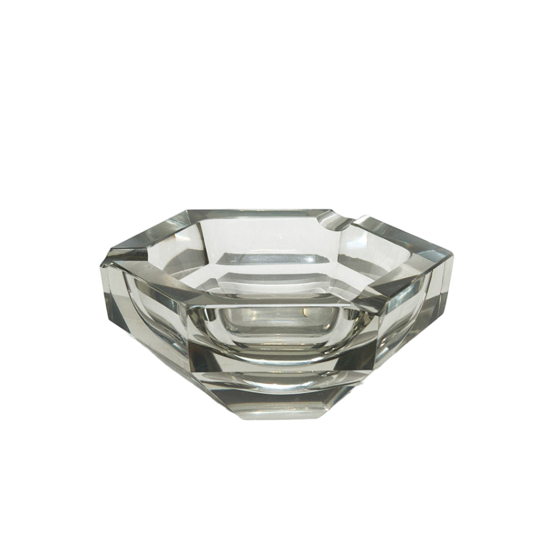 Faceted Crystal Ashtray