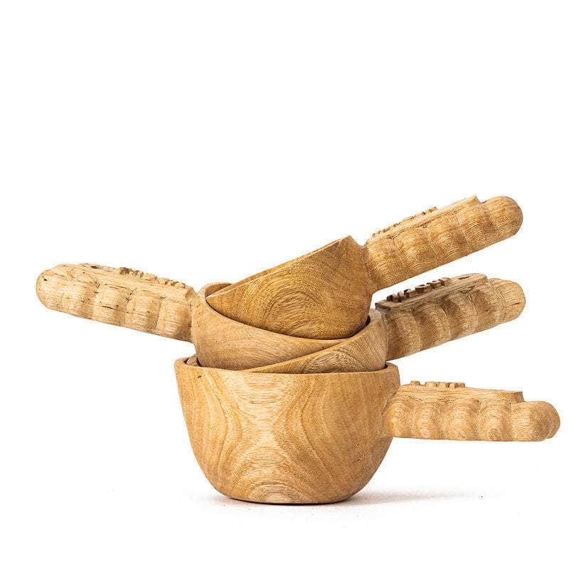 Measuring Cup Set handcarved in Rwanda