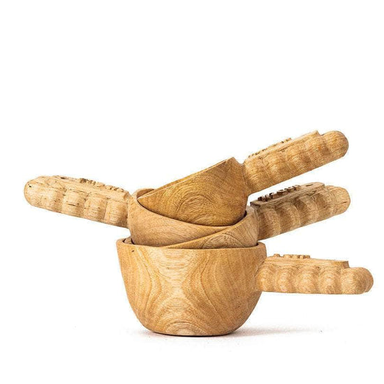 Measuring Cup Set handcarved in Rwanda